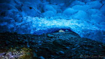Inside an Ice cave